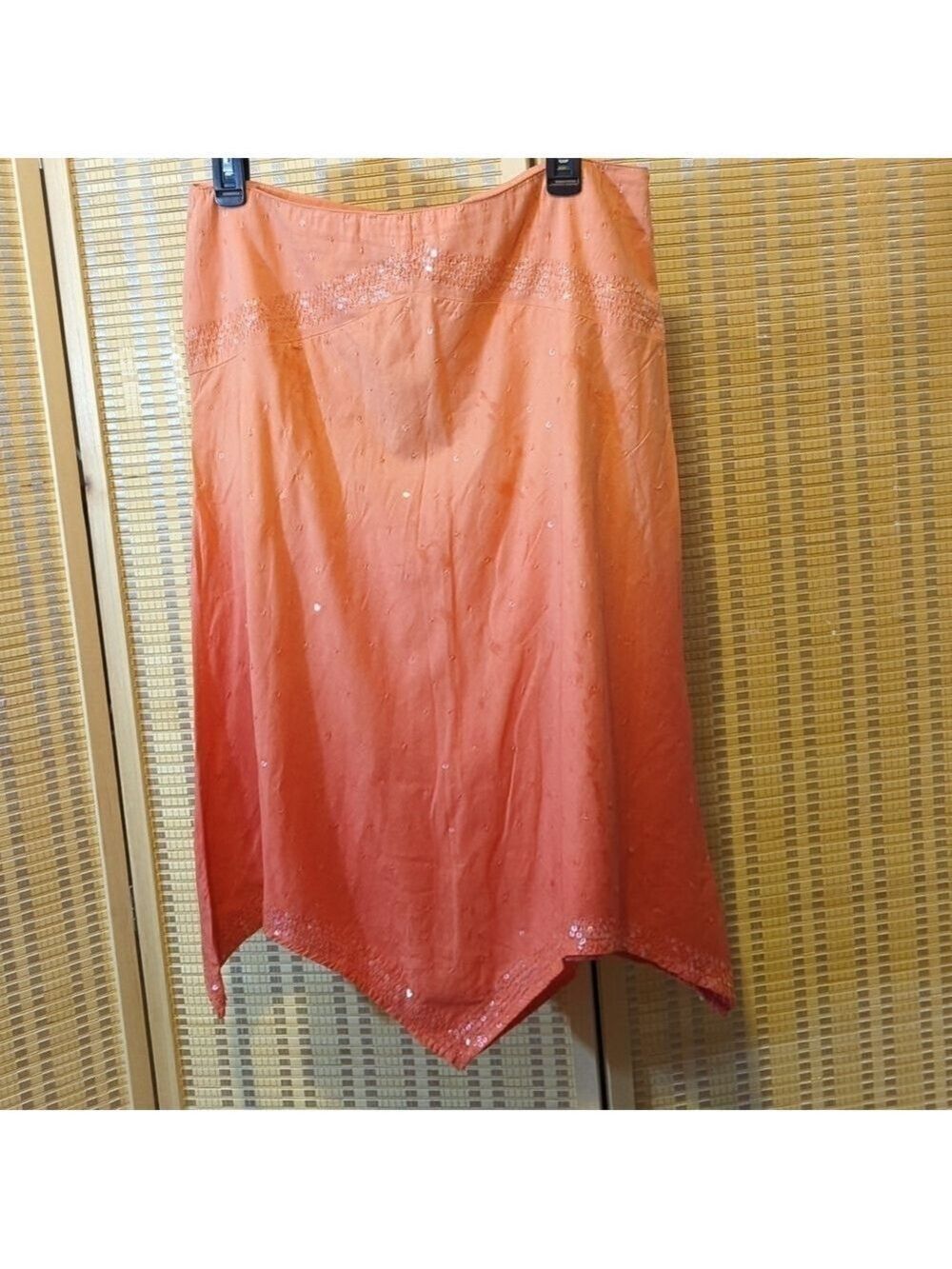 NWOT Bisou Bisou ombre sequined skirt size 10